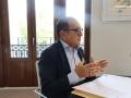 Imagen de Carlos Fornes durante su entrevista con El Debate