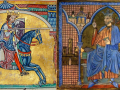 Los hermanos Fernando II y Sancho III, hijos de Alfonso VII de León y de la reina Berenguela.