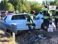 Accidente de tráfico en Palencia en el que ha muerto un cura