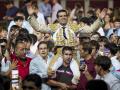 El diestro Emilio de Justo sale a hombros este viernes al finalizar la tercera de la Feria de la Virgen de San Lorenzo de Valladolid