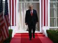 El presidente de EE.UU. Donald Trump durante un acto en su visita a Irlanda