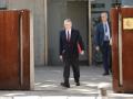 El exministro de Justicia Alberto Ruiz-Gallardón a su salida de la Audiencia Nacional