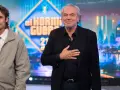 Martiño Rivas y José Coronado, protagonistas de la miniserie El problema final, en su visita a El Hormiguero