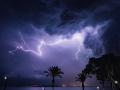 Rayos en la bahía de Pollença