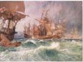 Un incidente en el ataque de la Gran Armada 1588