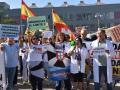 Médicos y sanitarios de Ceuta manifestándose