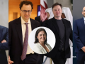 Sam Altman (OpenAI), Dario Amodei (Anthropic), Elon Musk (xAI) y Demis Hassabis (Google)