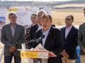 El ministro de Agricultura, Pesca y Alimentación, Luis Planas, visita las obras de mejora de eficiencia hídrica de la Comunidad de Regantes del Canal de Macías Picavea