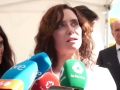 La presidenta de la Comunidad de Madrid, Isabel Díaz Ayuso