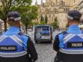 Dos agentes de la Policía Local de Segovia, en una imagen de archivo