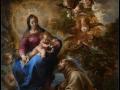 ‘La Virgen y el Niño apareciéndose a san Francisco de Asís’, de Mateo Cerezo