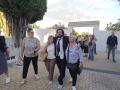 Rafael Amargo, en el entierro de su padre Florentino García, en Granada