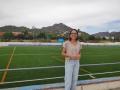 Marga Marco en los campos de La Moleta de la Vall d'Uixó