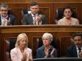 Patxi López, Gabriel Rufián y la portavoz de EH Bildu en el Congreso, Mertxe Aizpurua; durante la celebración del Día Internacional de la Paz con un homenaje a Pau Casals, en el Congreso de los Diputados, a 21 de septiembre de 2026, en Madrid (España). El Congreso de los Diputados celebra por primera vez el  Día Internacional de la Paz con un concierto homenaje al violonchelista Pau Casals con motivo del 150.º aniversario de su nacimiento. El músico catalán puso siempre su talento musical al servicio de la defensa de la paz, la libertad, la democracia y los derechos humanos.

Fernando Sánchez / Europa Press
21/9/2026