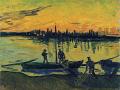 Los estibadores en Arlés de Van Gogh