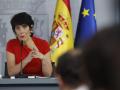 La portavoz del Gobierno, Elma Saiz, este martes en la Moncloa