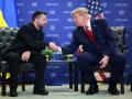 Los presidentes Volodímir Zelenski y Donald Trump en su encuentro en la sede de Naciones Unidas en Nueva York