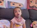 María tiene cuatro años y una traqueostomía desde que tenía 9 meses