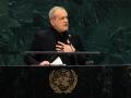 El presidente de Irán, Masoud Pezeshkian, se dirige a la 81.ª sesión de la Asamblea General de las Naciones Unidas