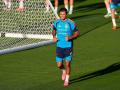 Rodri Hernández durante un entrenamiento reciente con la selección española
