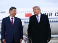 Xi Jinping y el presidente de EE.UU. Donald Trump a su llegada a Washington