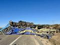 Accidente de tráfico en el kilómetro 111 de la A-67, en Aguilar de Campoo (Palencia), en el que han fallecido dos personas