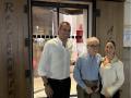 Woody Allen en el asador Gonzaba de Madrid