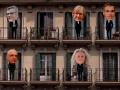 Arriba: Bolaños, Perea, Sánchez y Puente. Abajo: Simancas y Mínguez