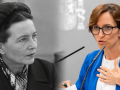 La filósofa Simone de Beauvoir y la ministra de Sanidad, Mónica García.