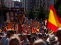 Como en otras ocasiones, muchas banderas y ningún incidente han sido las notas dominantes de esta manifestación.