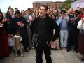 Andy Burnham, primer ministro de Reino Unido, en un evento del Partido Laborista en Liverpool