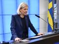 La líder socialdemócrata sueca, Magdalena Andersson, en Estocolmo, Suecia