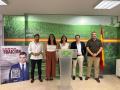 Cargos de Vox en Córdoba, en la presentación de la recogida de firmas