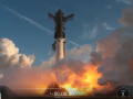 Despegue de la nave Starship de SpaceX