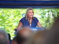 Imagen de Marta Barrachina, presidenta provincial PPCS, durante sus declaraciones