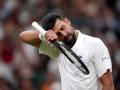 Novak Djokovic, en un partido en Wimbledon esta temporada