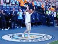 Pep Guardiola, durante su despedida del Manchester City
