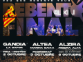 Cartel promocional del concierto de Auxili en Gandía
