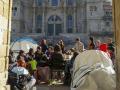 Acampados en el Obradoiro