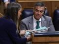 Míriam Nogueras y Pedro Sánchez, en el Congreso de los Diputados