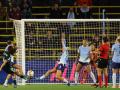 Silvia Cristóbal vio anulado su gol ante el Manchester City por una falta previa