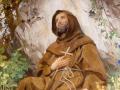 Un retrato de San Francisco ubicado en el vestíbulo de la iglesia Schottenkirche de Viena