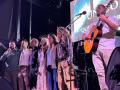 Algunos de los artistas que actuaron en el concierto