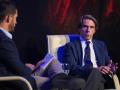 El expresidente del Gobierno José María Aznar, este lunes en Sevilla