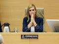 Imagen de Salomé Pradas tomada durante su comparecencia en el Congreso