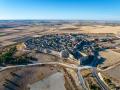 Vista aérea de Urueña, la primera Villa del Libro de España