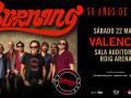 Cartel del Concierto Burning