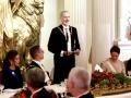 El Rey Felipe VI interviene durante la cena de gala, en el Palacio Presidencial, en el marco del viaje de su viaje de Estado a la República de Finlandia Helsinki y Rovaniemi, a 6 de octubre de 2026, en Helsinki (Finlandia).

Casa de S.M. el Rey
06/10/2026