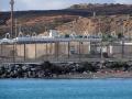 La valla de Espigón en la frontera entre Marruecos y España, en Ceuta
