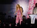 Shakira durante su concierto en Madrid del 18 de septiembre